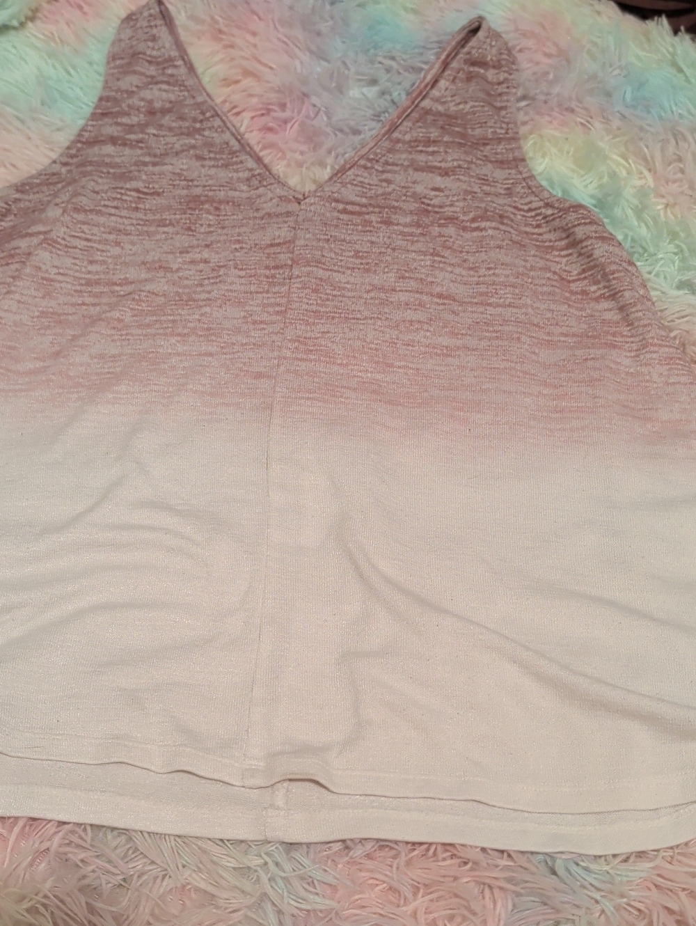 a.n.a Pink Ombre V-Neck Camisole